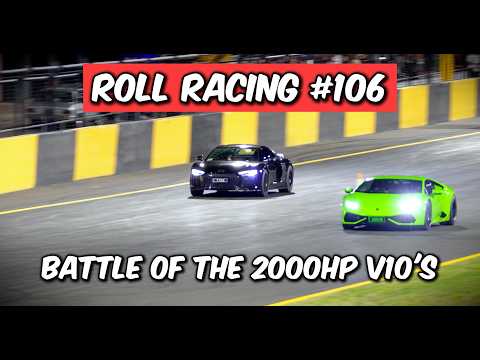Roll Racing Sydney 106 - 1200hp+ Evo’s, 1800hp+ GTR’s and 2000hp Supercars