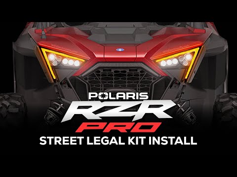2019-2024 Polaris RZR Pro XP, Pro R, & Turbo R - Street Legal Kit Install | WD ELECTRONICS