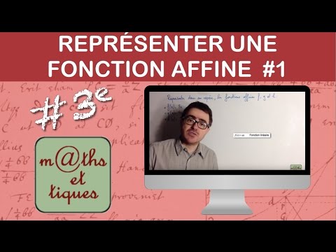 Represent an affine function (2 points) - Third