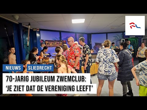 Druk bezocht jubileumfeest voor zwemvereniging Door Water Fit uit Sliedrecht