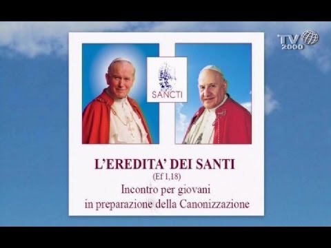 "L'eredità dei santi". Incontro per giovani in preparazione della Canonizzazione