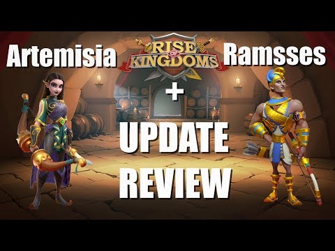 Artemisia and Ramsses 2 new archer commanders - Update Review - Rise of Kingdoms