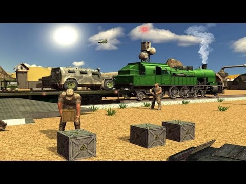 OffRoad US Army Train Driving Simulator 2017 | US Army Train Transporter - Android GamePlay FHD