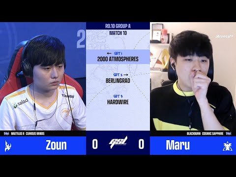 [2022 GSL S2] Ro.10 Group A Match10 Zoun vs Maru