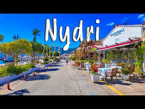 Nydri Lefkada || explore Nydri! walking tour 4k, Nidri, Greece 2024