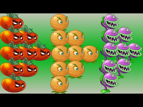 Team Plant Vs 99 Zombie Treasure Yeti - Who Will Win? - PvZ 2 Discovery