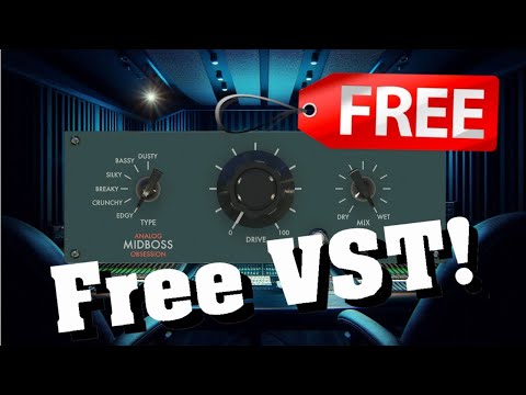 【New Free VST!】New GREAT Analog Saturation VST! MidBoss by Analog Obsession