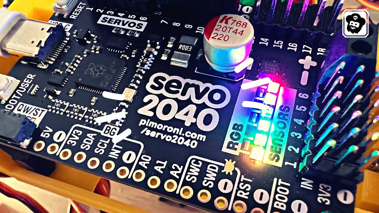 First look at Servo 2040 - an all-in-one 18 channel servo controller, powered by RP2040 - YouTube