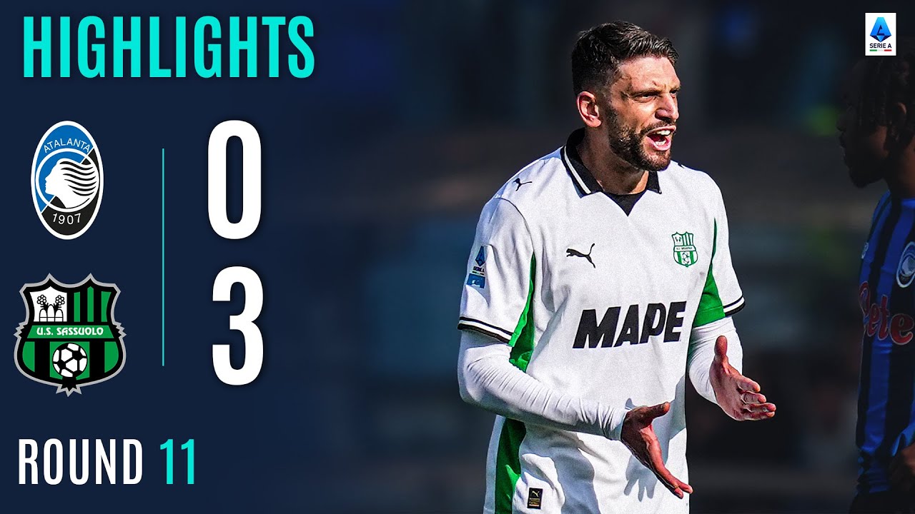 ATALANTA-SASSUOLO 0-3 | HIGHLIGHTS | Berardi Shines As Sassuolo STUN La Dea | Serie A 2025/26