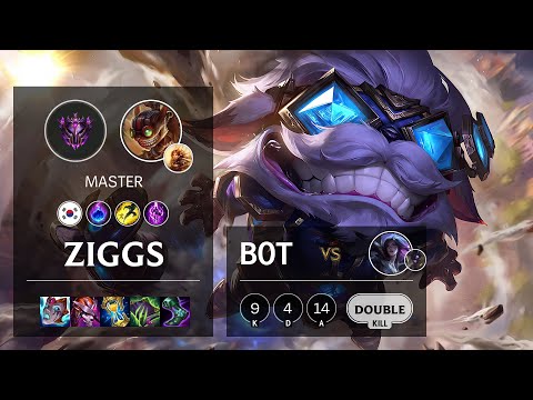 Ziggs Bot vs Kai'Sa - KR Master Patch 11.1