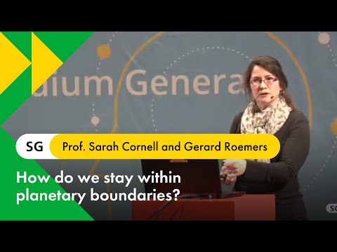 Sustainability: how do we stay within planetary boundaries?