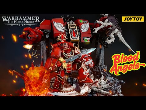 Unboxing First Captain Raldoron & New Furioso Dreadnought - Joytoy Warhammer 40K Blood Angels