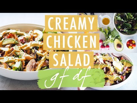 CREAMY CHICKEN SALAD | Paleo, GF, DF