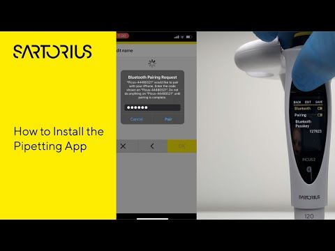 How to Use Picus®️ 2 Electronic Pipette: Introducing the Sartorius Pipetting App