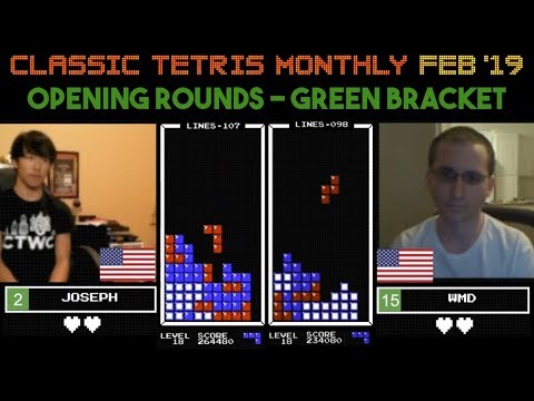 Classic Tetris Monthly Feb '19 Opening Rounds - Green Bracket
