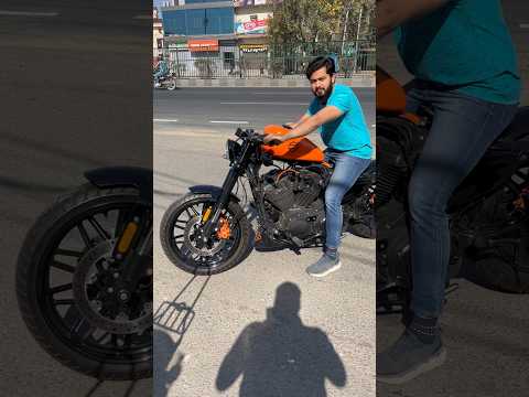 Harley Davidson roadster 1200 modified to chopper | stage 4 roadster | #shorts