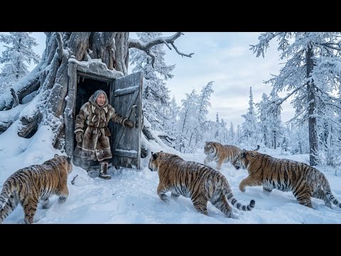 Veuve de 80 Ans Vit à l’Intérieur d’un Arbre et Échappe à une Meute de Loups