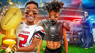 THE #1 YOUTH FOOTBALL PLAYER IN THE COUNTRY DAD GOT ARRESTED BY THE POLICE IN THE BIGGEST GAME!!