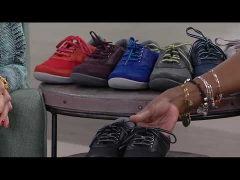 Clarks Cloud Steppers Lace-up Sneakers - Sillian Emma on QVC