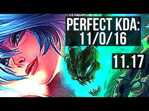 SONA & Varus vs THRESH & Aphelios (SUPPORT) | 11/0/16, 1200+ games | EUW Challenger | v11.17