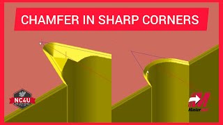 How to program chamfer in Sharp Edges in Mastercam-  - CNC Training - Tamil- Coimbatore