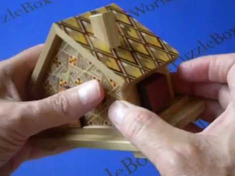 7 Step Japanese House Puzzle Box (KT) SPOILER ALERT!