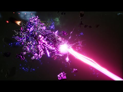 Tyranids vs Orks - Skalgrim Mod - Massive Battle - Battlefleet Gothic Armada 2