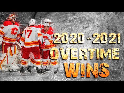 Calgary Flames Overtime Wins - 2020/2021 Season
