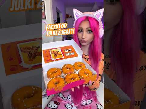 PACZKA OD JULKI ŻUGAJ! 😮🧡 #juliażugaj #juliazugaj #żugaj #paczka #niespodzianka #biedronka