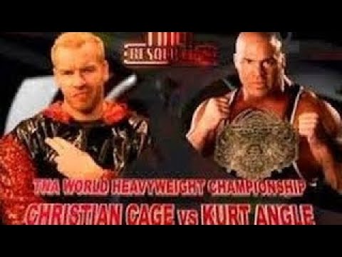 TNA Final Resolution 2008 Christian Cage vs Kurt Angle