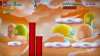 New Super Mario Bros.U | Bouncy Cloud Boomerangs (2 player)