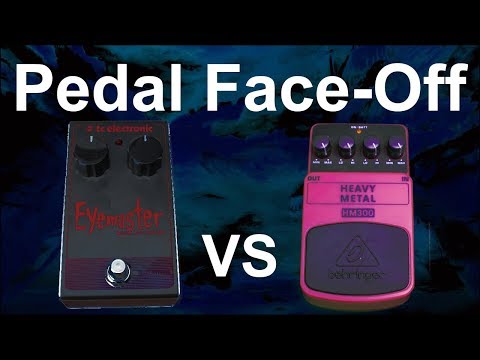 Pedal Face-Off – Budget HM-2 clone comparison – Behringer HM300 vs TC Electronic Eyemaster
