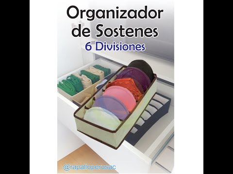 Organizador  para Cajones ideal para prendas como: sostenes, brasier, polos, franelillas y mas