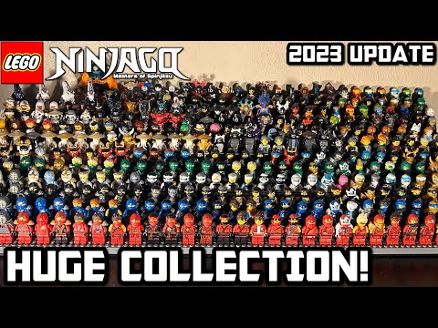 My ENTIRE LEGO Ninjago Minifigure Collection! 🐉 500+ Minifigs! (2023 Update)