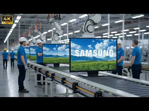 SAMSUNG TV Production Process: Inside the World’s Biggest Samsung TV Factory (Full Process)