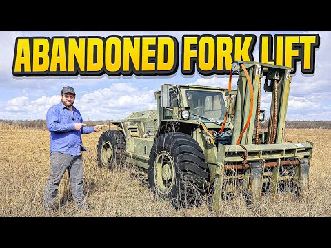 Will It Start? Military 4x4 Forklift Left for Dead