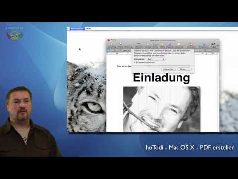 PDF Dokumente unter Mac OS X erstellen und schützen