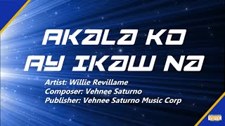 Willie Revillame - Akala Ko Ay Ikaw Na [Instrumental Video]