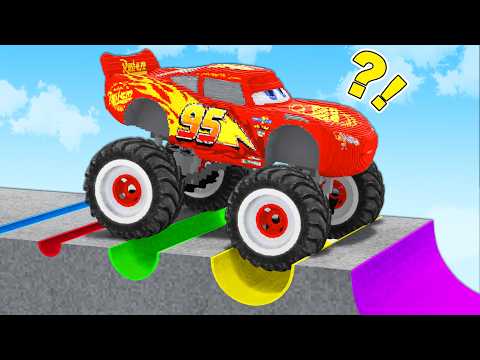 MONSTER TRUCK vs REVERSE SPEED BUMPS in Teardown