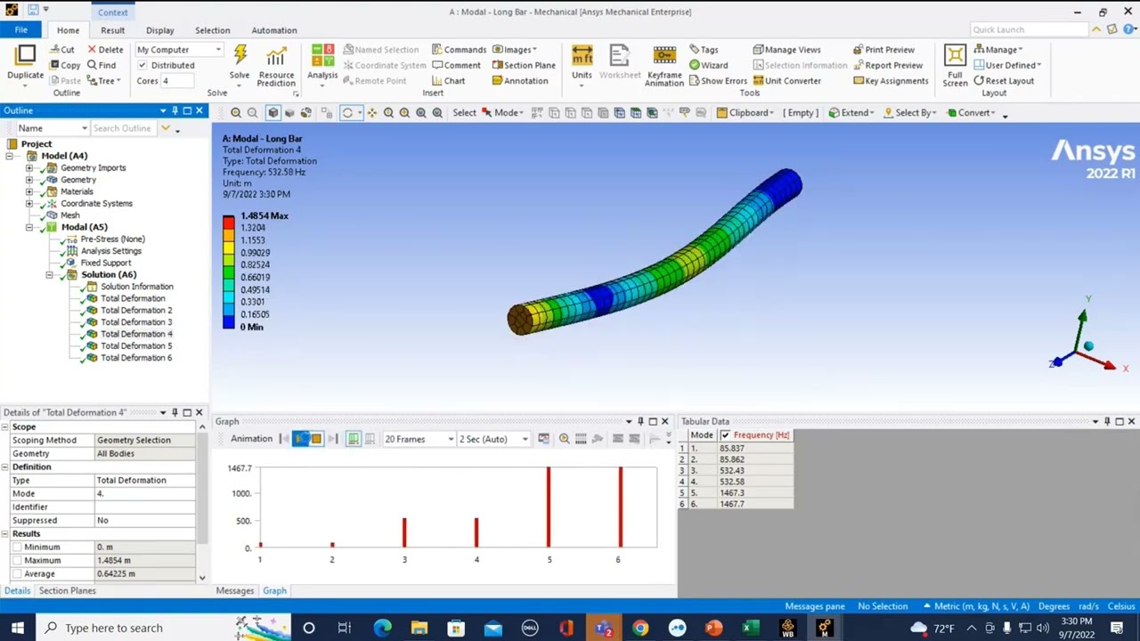 Simulating shock and vibrations in Ansys - Response spectrum