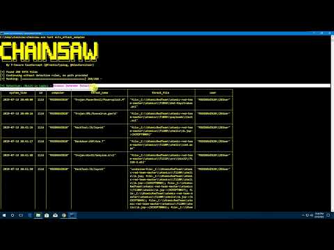 Tips & Tricks: Windows Event Log Threat Hunting with Chainsaw (No Audio)