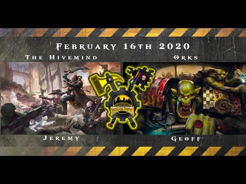 40K Live - Freeboota Orks vs Genestealer Cult