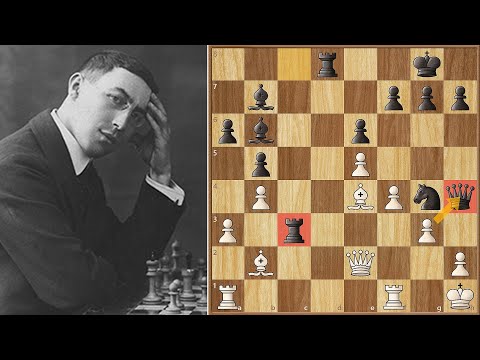 "Rubinstein's Immortal Game" || When Sacrificing the QUEEN isn't Enough!