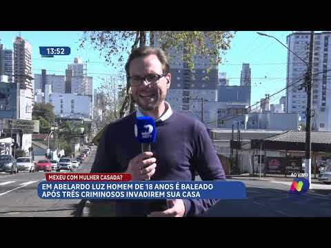 Tentativa de homicídio deixa jovem ferido em Abelardo Luz