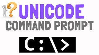 How to print UNICODE text in Windows Command prompt |All about character encoding, UTF-8, UTF-16,etc