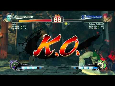 SSFIVAE~ Vega (uenis) vs. Evil Ryu (Sakura Saki 012) HD