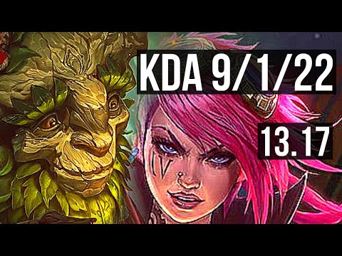 IVERN vs VI (JNG) | 9/1/22, 67% winrate, Godlike | EUW Master | 13.17