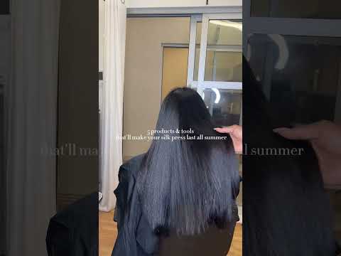 Make a silk press last 🙅🏾‍♀️ No CHEMICALS ‼️#silkpress #naturalhair #4chair