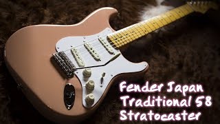 Video thumbnail for Fender Japan Traditional 58 Stratocaster demo by Erik
