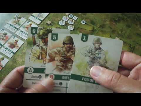 Undaunted Normandy - Two turn example of play